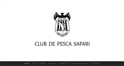 Desktop Screenshot of clubpescasafari.com