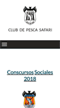 Mobile Screenshot of clubpescasafari.com